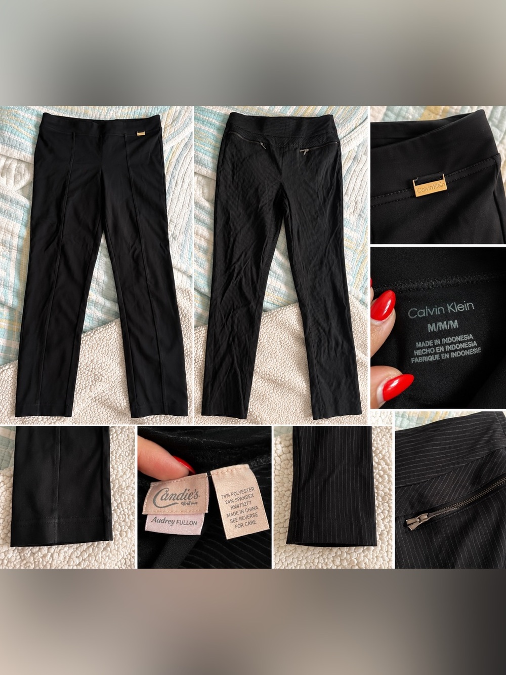 Calvin Klein Black Girls' Pull-On Leggings